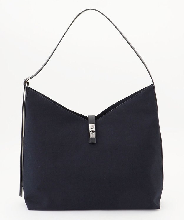 ICB リネン混ワンショルダー ネイビー系