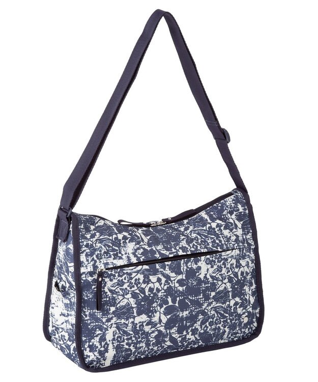 ACE BAGS & LUGGAGE hiromichi nakano フェズリ ショルダーバッグ  17522 ヒロミチナカノ ネイビー（フラワー）