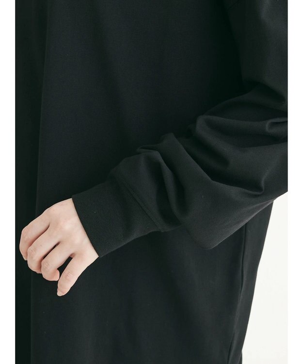 Green Parks 前後でも着れちゃう万能長袖ロンＴ Black