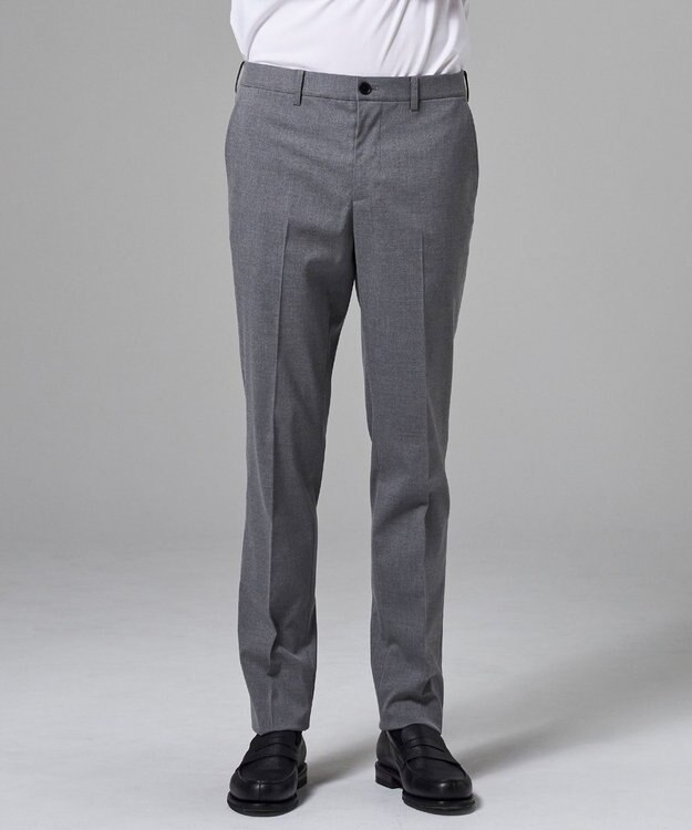 JOSEPH HOMME 【後ろウエストゴム仕様】キャリーマンストレッチ   テーパードパンツ / CITY EASY ライトグレー系