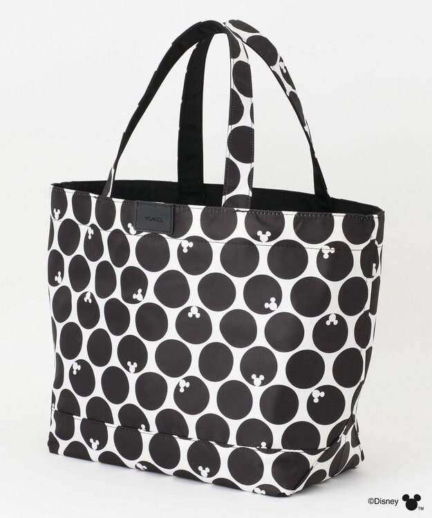 Y'SACCS 【Disney Collection】シルエットプリントトートバッグ　Mサイズ ブラック
