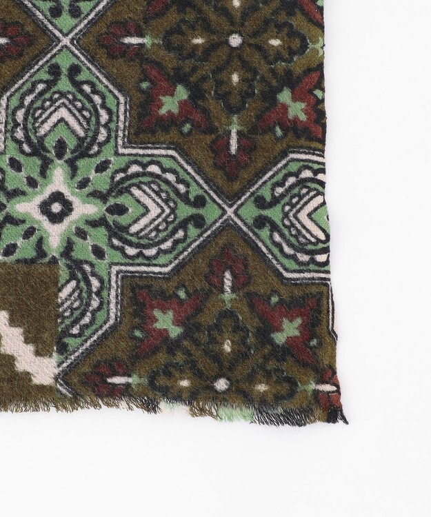 JOSEPH ABBOUD 【イタリア製】クレストカモフラージュ ストール オリーブ系6