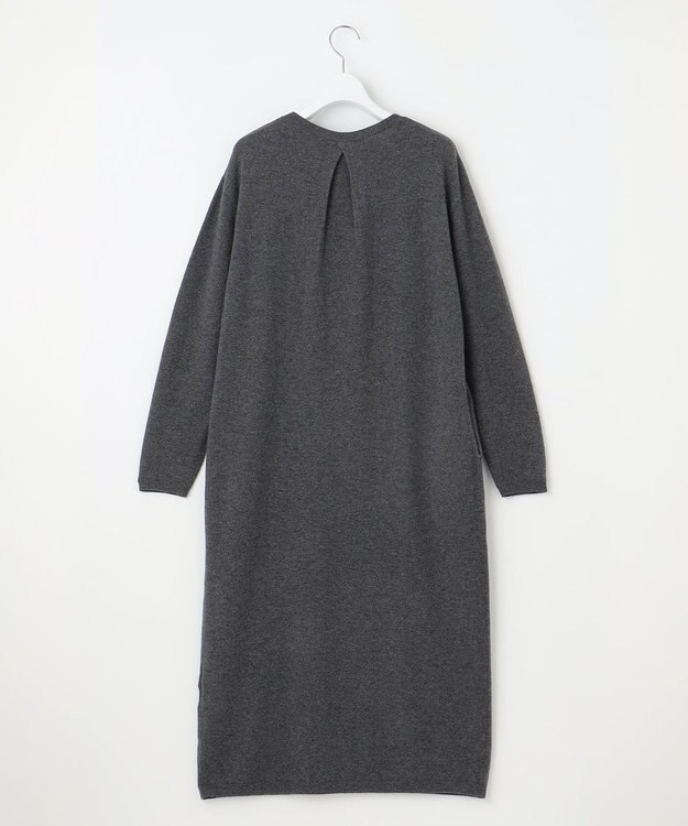 23区 S 【エステータ】マーセライズドウールカシミヤ ニットワンピース グレー系