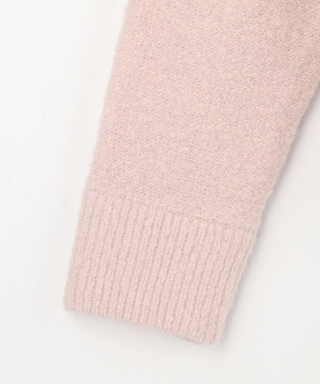 J.PRESS LADIES 【WEB限定】SHINE ニット カーディガン 【WEB限定】ピンク系