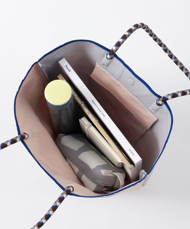 TRICOTE 【軽くて丈夫】バンピーリンクトートバッグ 80IVORY