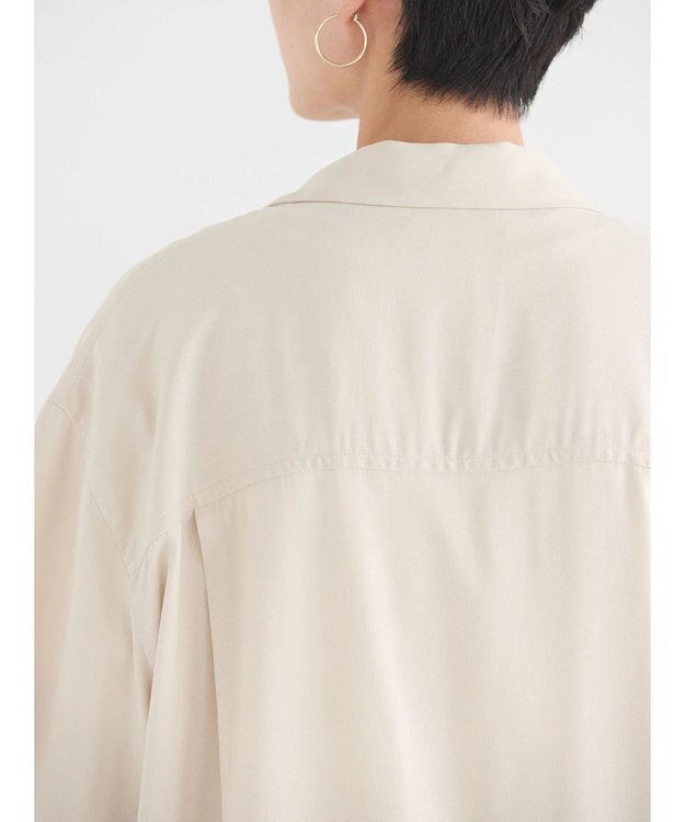 AMERICAN HOLIC ドロスト開襟ニュアンスジャケット Light Beige