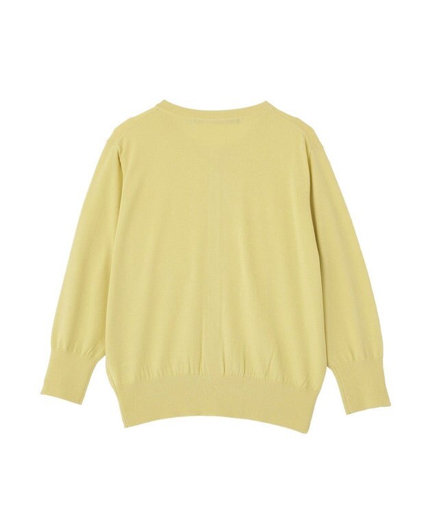 YECCA VECCA 【マシンウォッシャブル】カーディガン Yellow