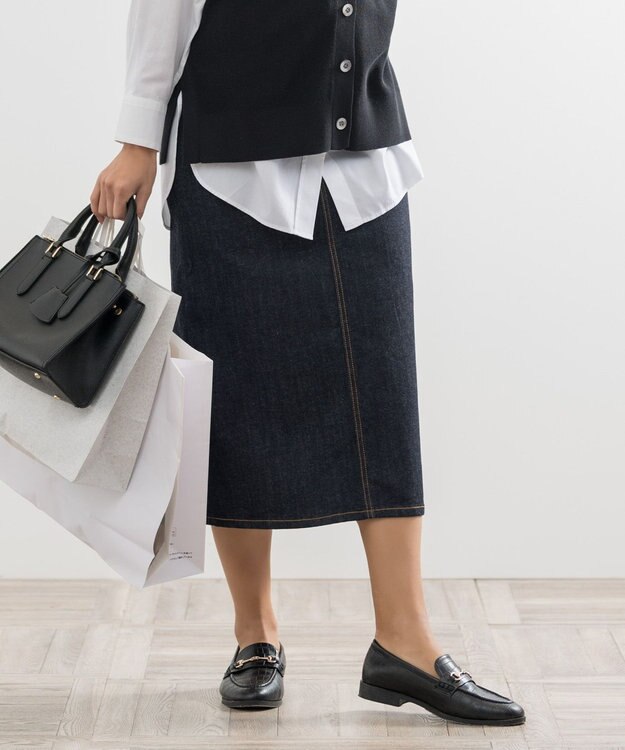 ONWARD Reuse Park 【23区】スカート春夏 ネイビー