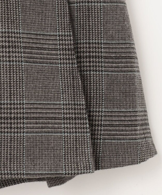 ANY KIDS チェック柄 プリーツ キュロット グレンチェック