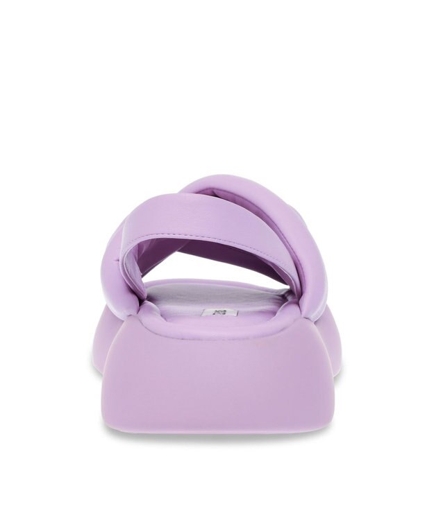 STEVE MADDEN HAZZIE 厚底パフィーストラップサンダル ラベンダー