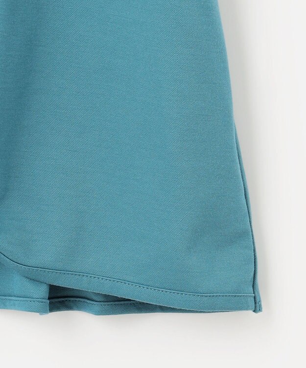 ANY ストレッチピケカシュクールカットソー グリーン