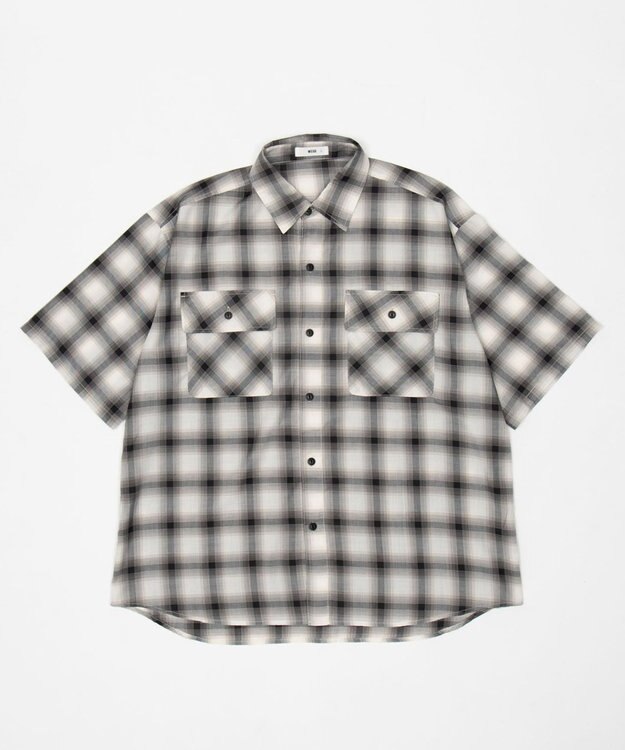 WEGO オンブレチェックシャツ(SS) 柄2