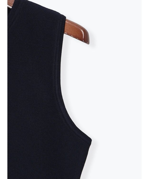 Te chichi レースペプラムベスト ネイビー