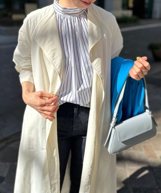 UNFILO 【洗える/シワになりにくい】撥水ナイロンタフタワッシャー オフ