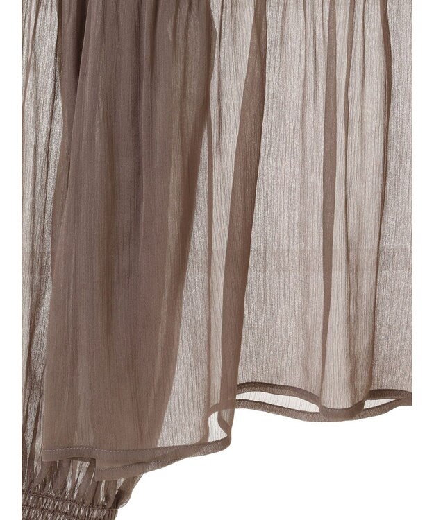 earth music&ecology マジョリカプリーツシアープルオーバー Mocha