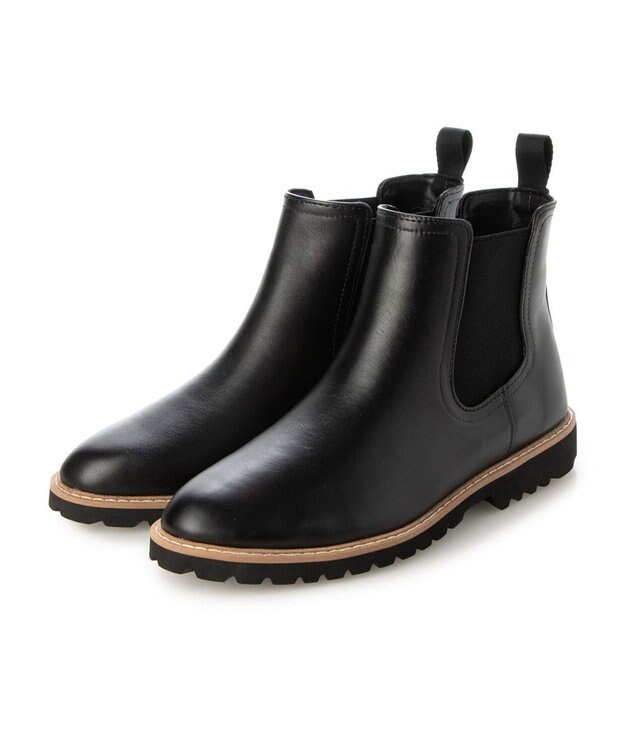 ing <ing>【WEB限定】【レイン対応】サイドゴアレインブーツ ブラック