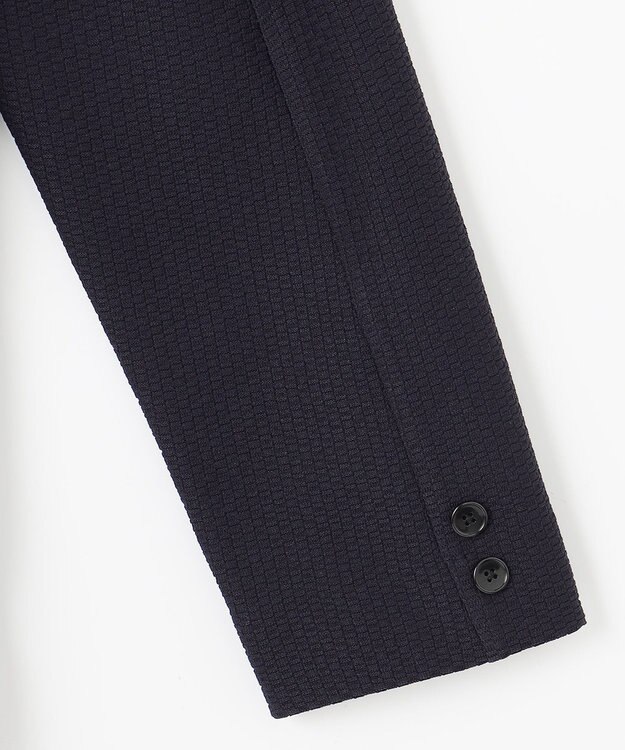 J.PRESS MEN 【KING SIZE】【ウォッシャブル】コンフィーリンクス ニットジャケット ネイビー系