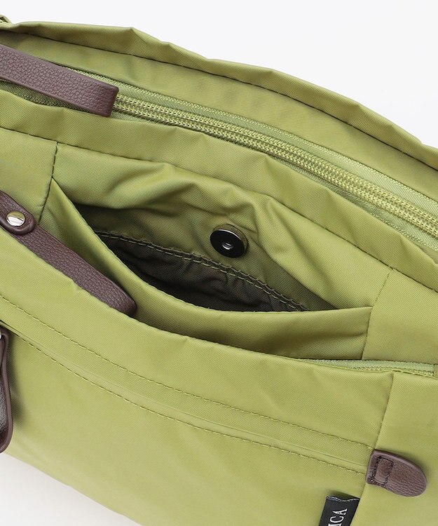 LA BAGAGERIE 【MONICA】ラウンドショルダーバッグ グリーン