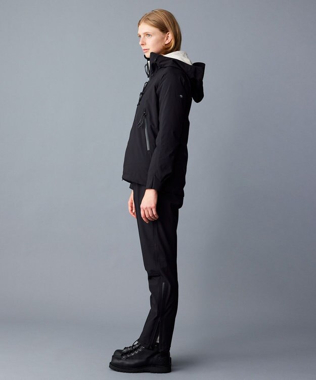 JOSEPH ABBOUD MOUNTAIN 【ストレッチ/撥水/軽量/パッカブル/ライナードッキング対応】2WAYストレッチ ダウン パーカー ライトグレー系