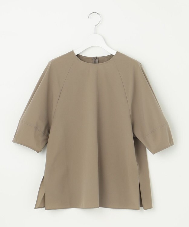 UNFILO 【ストレッチ/軽量/シワになりにくい/撥水】MOVE TEX ブラウス モカ