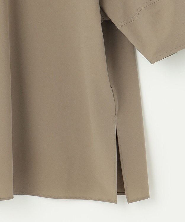 UNFILO 【ストレッチ/軽量/シワになりにくい/撥水】MOVE TEX ブラウス モカ