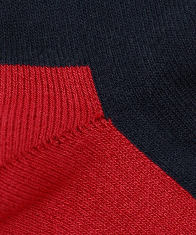 J.PRESS MEN 【バックブル】ワンポイントソックス ネイビー系9