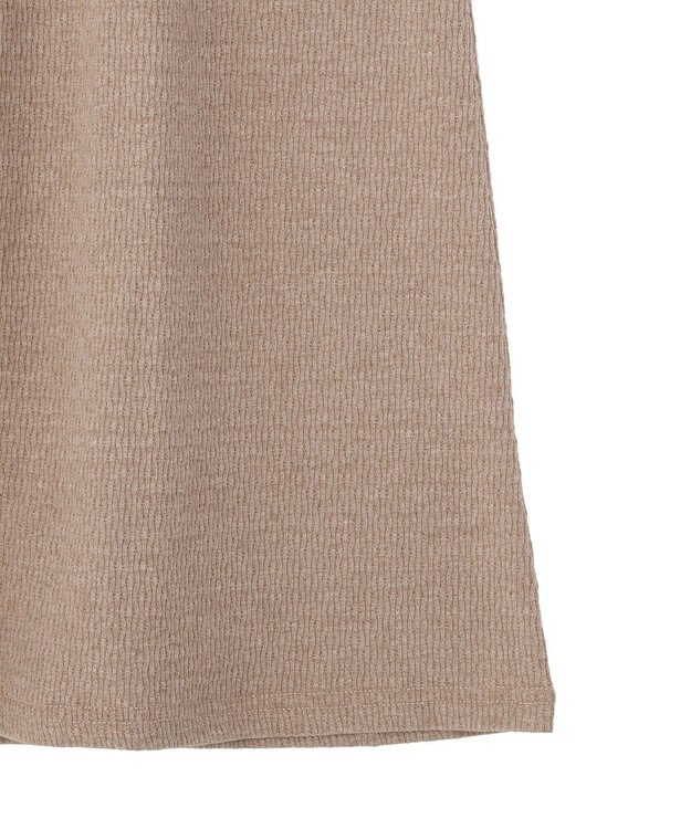 earth music&ecology 【2点SET】レイヤードバイカラーカットワンピース ベージュ