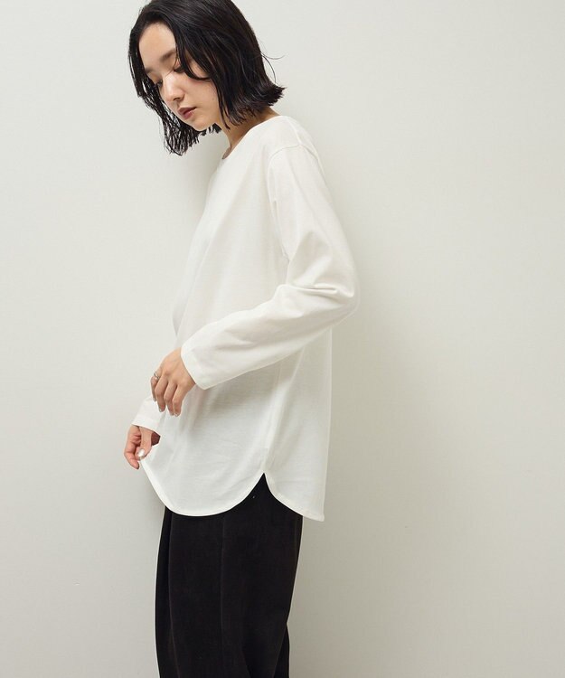 Green Parks 裾ラウンドホワイトインナー Off White