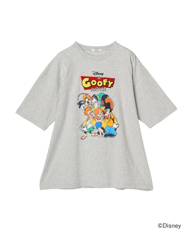 earth music&ecology Ｇｏｏｆｙ＆Ｍａｘ／フロントアートＢＩＧＴｅｅ Gray Mixture