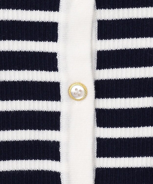 組曲 KIDS 【150-160cm】ボーダーカーディガン ネイビー系1