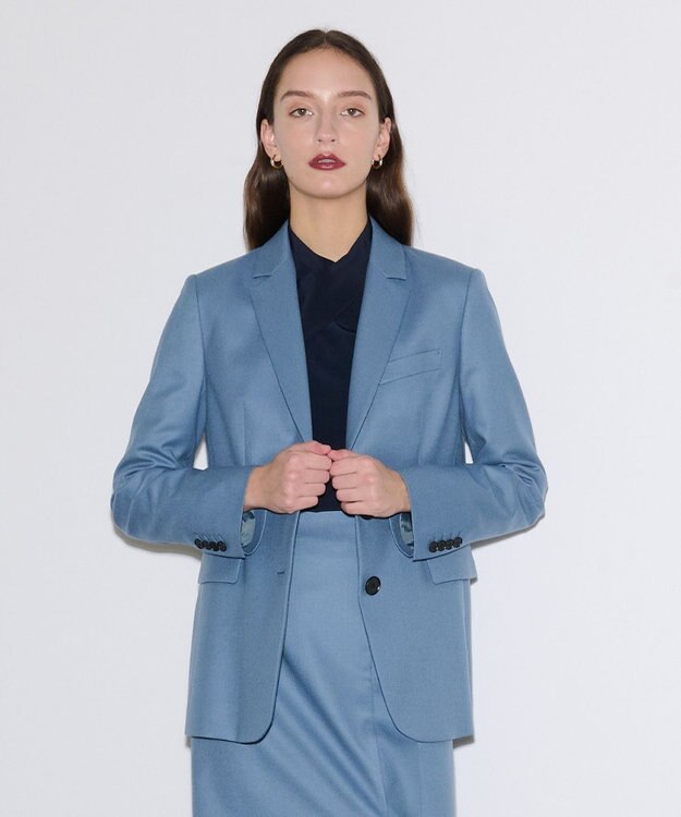 JOSEPH 【洗える】ニューシーディーシー　ブラウス Navy