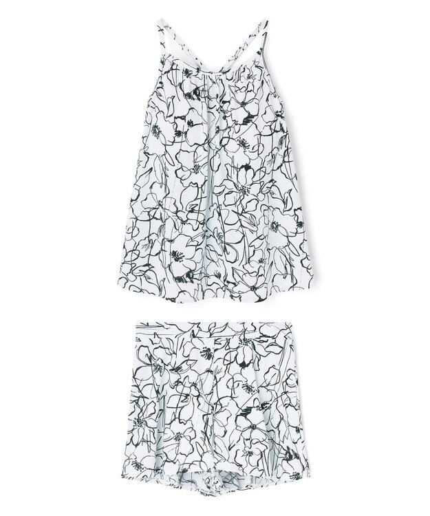 San-ai Resort（三愛水着楽園） 【SALE】タンキニ３点セット　13L　【San-ai Resort（サンアイリゾート）】 ホワイト