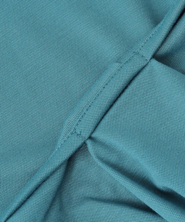 ANY ストレッチピケカシュクールカットソー グリーン