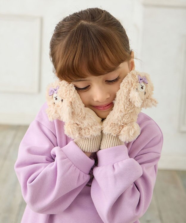 ANY KIDS アニマルモチーフミトン クマ