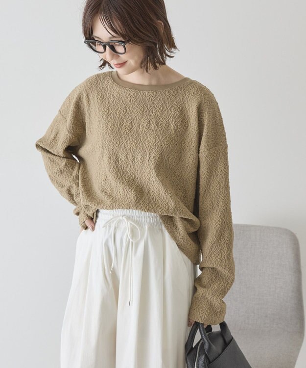 AMERICAN HOLIC 総レースプルオーバー Khaki