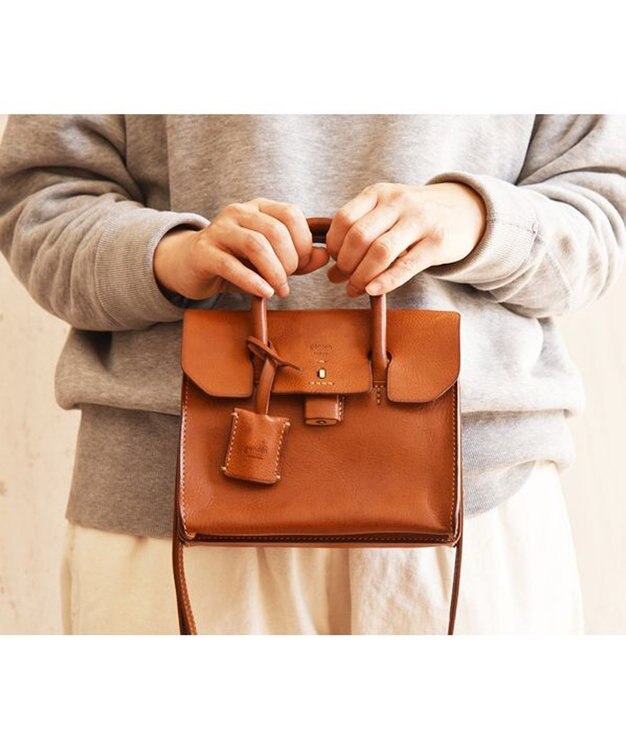 genten ミネルヴァ 2wayミニバッグ チャ