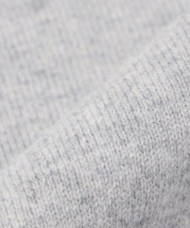 自由区 【洗える】ウールカシミヤブレンド ストール ライトグレー系