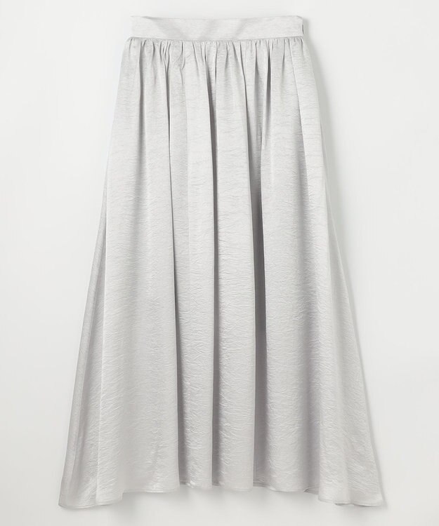 NAVE 【Nave・otona MUSE別注/速乾/UVケア/洗える】シャイニーフレアスカート シルバー系