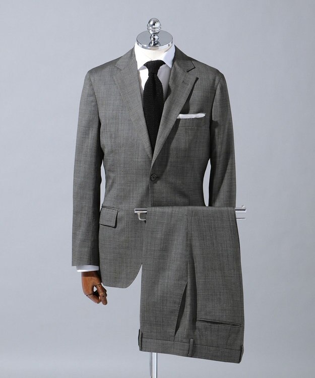 GOTAIRIKU 【AIRYMOVE】ウォッシャブルウール セットアップパンツ グレー系8