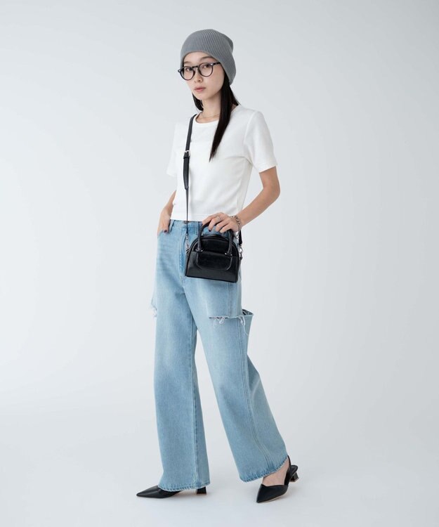 WEGO ミニボストンショルダー ブラック