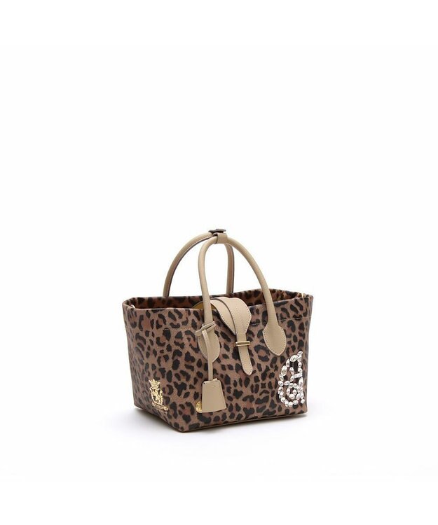 A.D.M.J. 【牛革】フィバナイラ/キューブトート21cm(ショルダーストラップ付) サンド