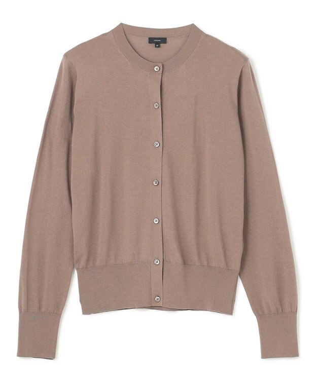 JOSEPH シルクコットン　カーディガン Frozen Mocha