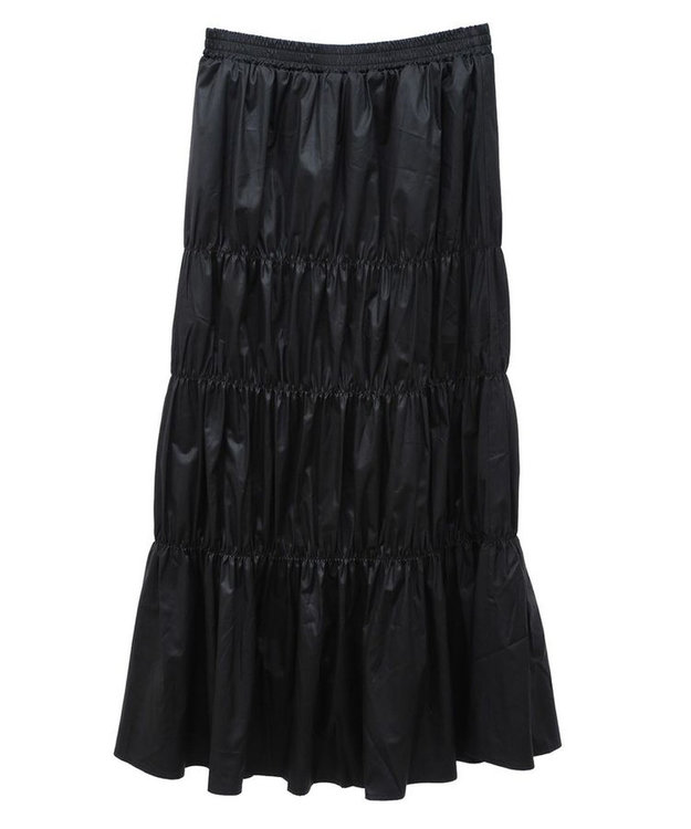 チンツ加工シャーリングスカート / Green Parks | ファッション通販