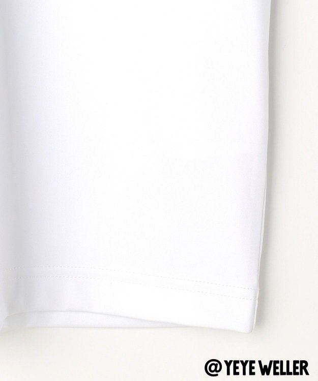 PW CIRCULUS 【UNISEX】【コラボアイテム】Yeyeコラボ ロングスリーブモックネックT ゴルフ ホワイト系
