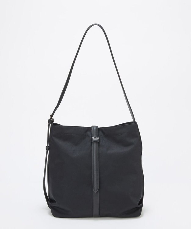 TOPKAPI 【TREASURE TOPKAPI】ナイロン センターベルト 2way ショルダーバッグ　軽量 / 肩掛け ブラック