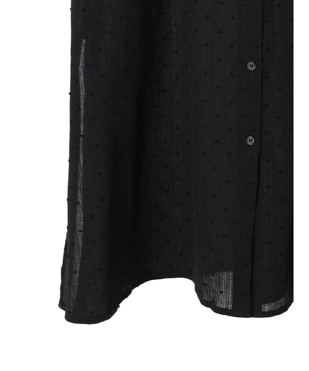 earth music&ecology ドットドビーワンピース Black