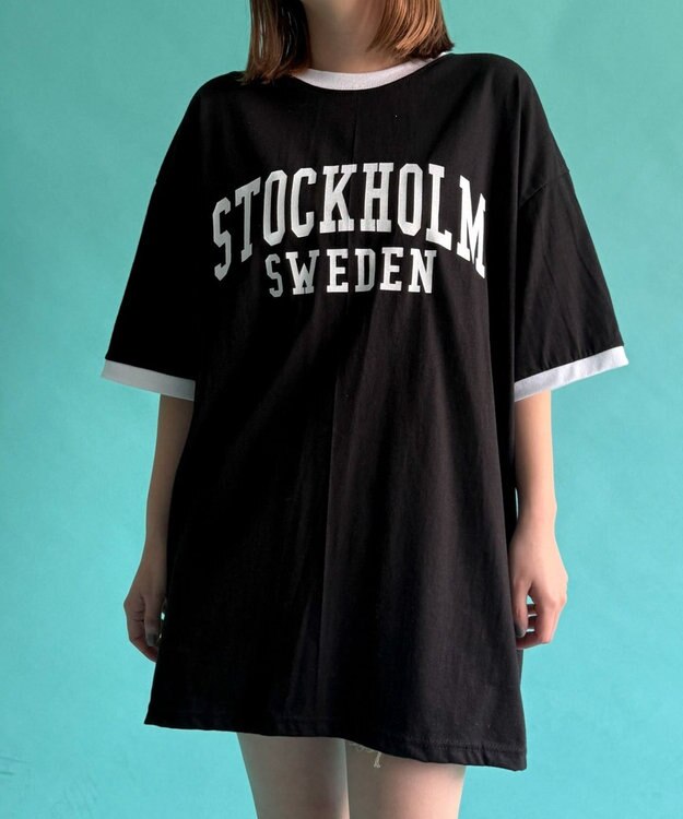 WEGO STOCKHOLMリンガーT ブラック