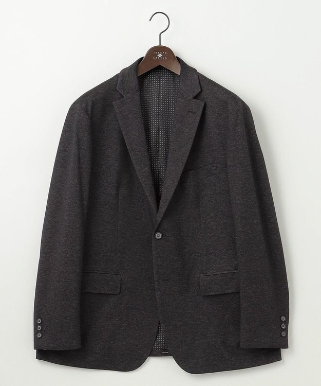 JOSEPH ABBOUD 【キングサイズ・ストレッチ/多機能レジャージャケット】ツィーディージャージー ジャケット グレー系