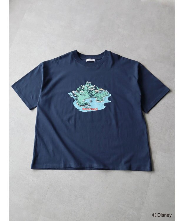 Green Parks ピーター・パン／前後プリントＴｅｅ Navy
