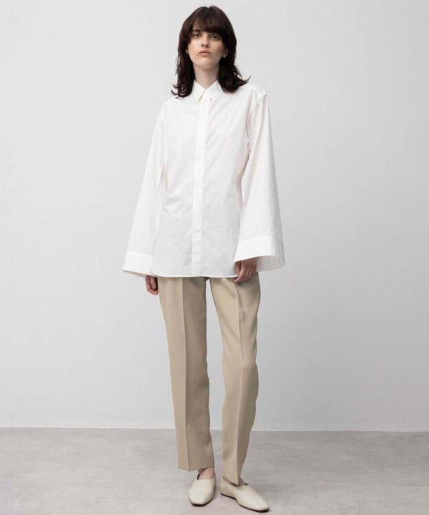 NAVE 【Nave】タイプライター シャツ ホワイト系